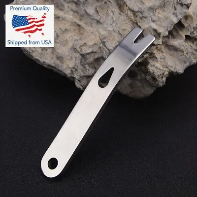 Gear Mini Crank Crowbar Pocket Pry Bar Keychain Multi Tool Survival Scraper EDC • $6.99