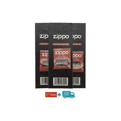 3 Packs 100% Genuine Zippo Lighter Wick  Genuine Original Free Postage • £5.51