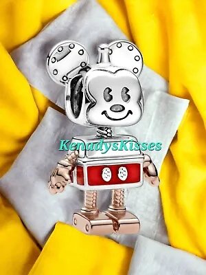 New S925 Mickey Mouse Robot Charm 116 • $26.99