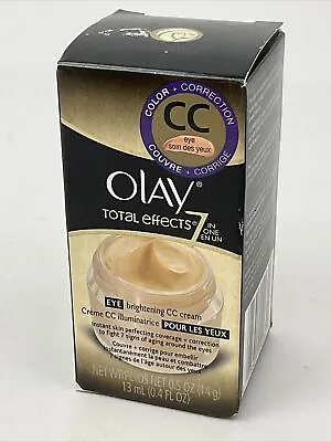 Olay Total Effects 7 In One Eye Brightening CC Cream Anti Aging 0.4 Oz • $29.99