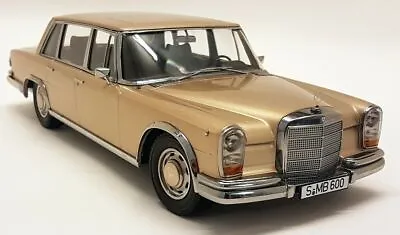 KK 1/18 - Mercedes Benz 600 SWB W100 1963 Gold - Diecast Model Car • £139.99