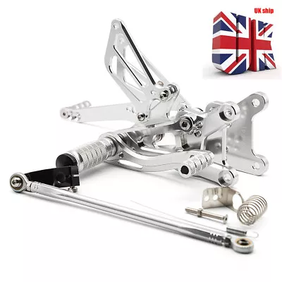 CNC Front Adjustable Rearsets Footpegs Footrest Pegs For CBR600F F4I 2001--2007 • $145.56