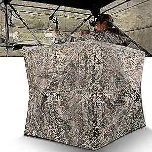  Hunting Blind 270°View 2-3 Pereson Ground Deer Stand Pop Shoot Through Mesh • $135.39