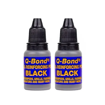Q Bond Spare Black Filler Powder Twin Pack Use With Q-Bond Adhesive Kit • £4