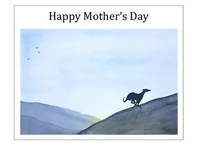 £4.99 • Buy Mothers Day Card Greyhound Whippet Lurcher Italian Gift - CUSTOM TEXT - Gifts