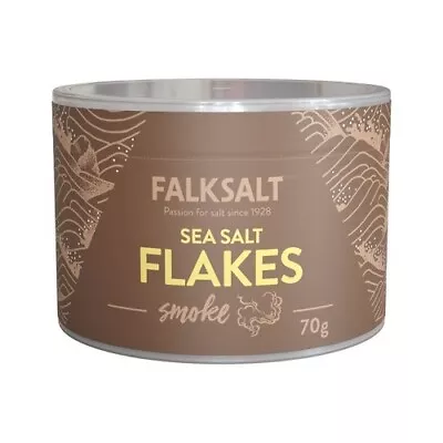 1 X FALKSALT SMOKE NATURAL SEA SALT CRYSTAL FLAKES 2.47oz / 70g NEW • £12.06