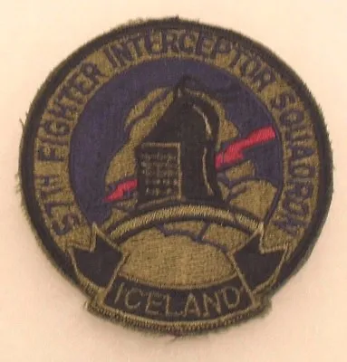 $18 • Buy Vietnam Air Force 57th Fighter Interceptor Sqdn Iceland Muted Patch Cut Edge