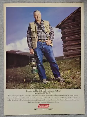 1993 Magazine Advertisement Page Coleman Lantern Man Vintage Print Ad • $9.99