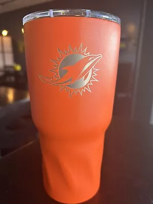 Miami Dolphins NFL 30oz Teal Tumbler Cup Mug Logo • $7.50