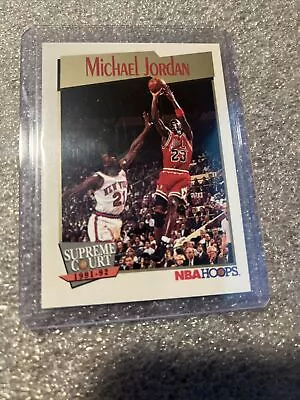 1991-92 NBA Hoops - Supreme Court #455 Michael Jordan • $2