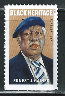 US Mint Black Heritage:  Ernest J. Gaines Single Forever StampScott#5753 (MNH) • $1.49