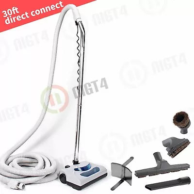 30' Electric Central Vacuum Direct Connect Hose & Power Head Vac Kit - NEW!! • $201.49