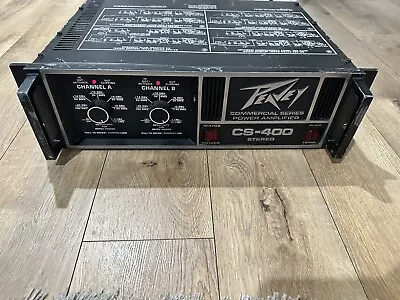 Vintage Peavey CS-400 Stereo Commercial Series Power Amplifier CS400 • $140