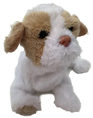 FURREAL FRIENDS NEWBORN PUPPY DOG LIGHT BROWN WHITE  Electronic 2003 (tiger) VGC • £9.99