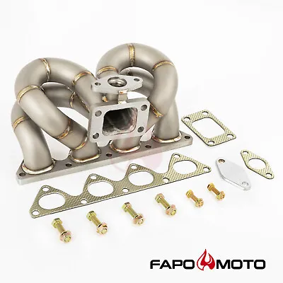 FAPO Turbo Manifold For Honda Civic Acura Integra B16 B18 DOHC VTEC T3 38mm WG • $289.99