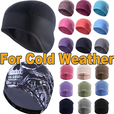 Winter Windproof Skull Cap Helmet Liner Motorcycle Ski Beanie Hat For Men Women • $7.69