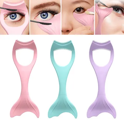 Mascara Guard ` Tool Eyelash Curler Lash Comb Eyebrow Makeup Applicator • $2.31