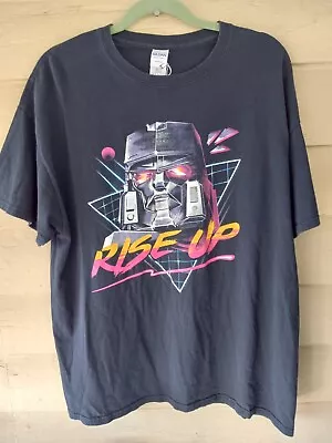 Transformers Megatron Black Retro Graphic T-Shirt XL • $15.99