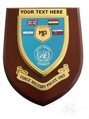 MP United Nations Cyprus Personalised Military Wall Plaque • £26.99