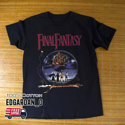 Final Fantasy Final Fantasy Game Black Unisex T-shirt (S-5XL) Free Shipping • $12.99