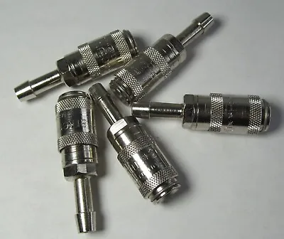 5-PACK GENUINE PARKER RECTUS 20 PNEUMATIC QUICK COUPLER X HOSE BARB 5mm 3/16  • $35