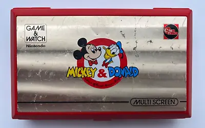 NINTENDO Mickey&Donald Game And Watch In Very Good Condition DM-53 Future Sonics • $145