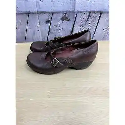 Patagonia Womens Better Clog Mary Jane Brown Leather Shoes Size 9.5 • $29.99