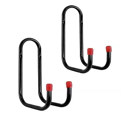 2 Pcs Heavy Duty Metal Wall Mount Double J Bicycle Bike Hooks Hanger • $11.29