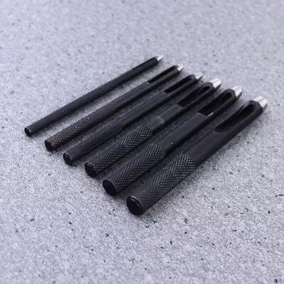 6 PCS Belt Hole Puncher Lacing Stitching Tool Hollow • £6.78