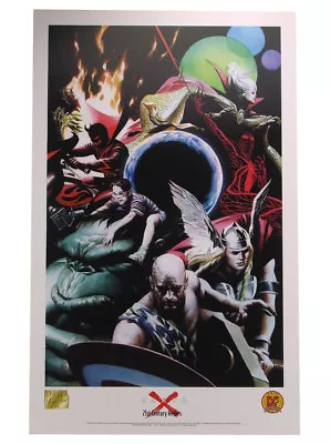 Marvel Earth X Lithograph Alex Ross JP Leon 21st Century Future Heroes From 1999 • $34.95