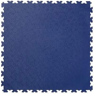 Dark Blue BRITISH MADE Interlocking Floor Tile - Garage Flooring & Gym Flooring • £30.95