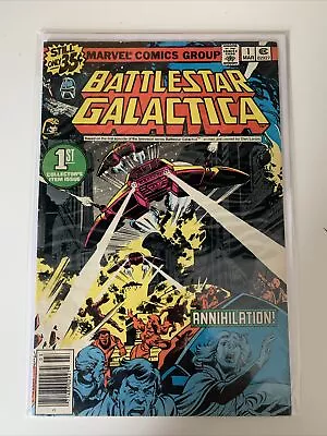 Marvel Battlestar Gallactica Issue #1 Comic Book Annihilation! 1979 • $4.99