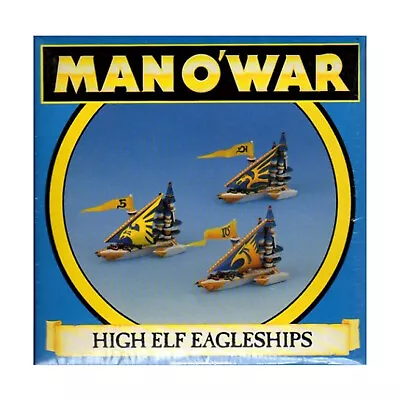 Games Workshop Man O' War High Elf Eagleships SW • $69.95