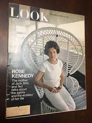 Look Magazine November 26 1968 Rose Kennedy • $5