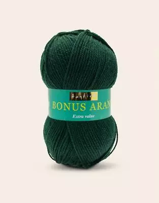 £3.99 • Buy Sirdar Hayfield BONUS ARAN Knitting Wool Yarn 100g - 839 Bottle Green