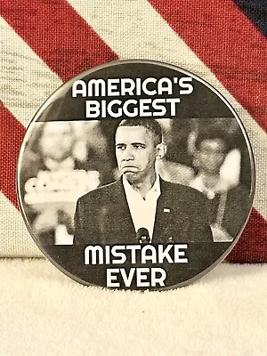 👀Donald Trump 2024 Anti-Obama Political Campaign Pin-Back Button - 3 👀 • $4.50