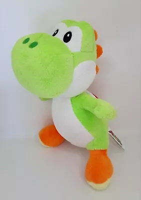 Licensed Nintendo Super Mario Bros Green Yoshi Plush Soft Toy 35cm VGC 2021 • $15