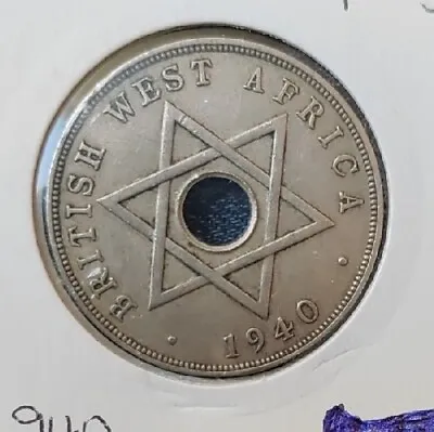 £3.25 • Buy 1940 British West Africa 1 One Penny  Coin