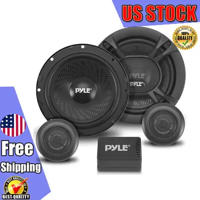 Pyle Component System Speaker 6.5-Inch Car 2-Way 360-Watt Audio • $30.59