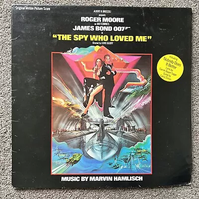 LP James Bond SPY WHO LOVED ME VINYL Record + View To Kill & Licence To Kill 007 • £20