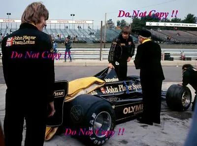 £3.20 • Buy Colin Chapman JPS Lotus F1 Portrait USA Grand Prix 1978 Photograph