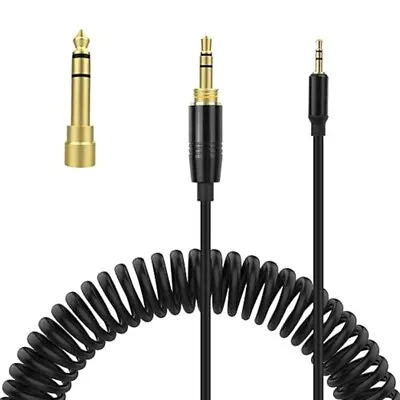 Quality Coiled Cable 3.5mm To 2.5mm Cord For QC25 QC35 QC35II QC45 Headphones • £9.97