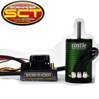 $119.95 • Buy Castle Creations SV3 Sidewinder SC WP ESC 3800kv Motor Sensored  : 2wd 4WD Truck