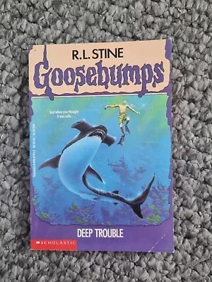 Goosebumps Book #19 Deep Trouble R.L. Stine 90s Teen Novel Aus Print Vintage • $9.95