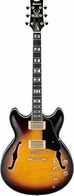 Ibanez JSM10 VYS John Scofield Electric Guitar W/Case (Vintage Yellow Sunburst) • $2397.95