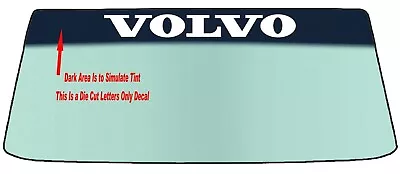 Fits Volvo Vehicles Windshield Banner Graphic Decal - With Application Tool • $10.40