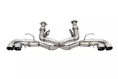 Corsa 2020 Corvette C8 3in Xtreme Cat-Back Exhaust 4.5in Pol Quad Tips - • $2291.99