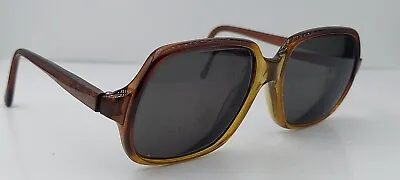Vintage St. Marwitz 322 2008 Brown Oval Horn-Rimmed Sunglasses FRAMES ONLY • $33