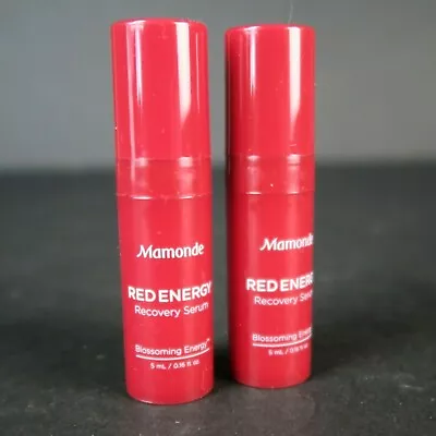 2X ​MAMONDE Red Energy Recovery Serum 5ml/.16oz Blossoming Energy NEW • $13.99