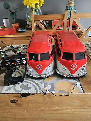 Volkswagen VW Splitty Camper Maisto Ridez  RC 1:10 Samba Audiobahn Transporter  • £160